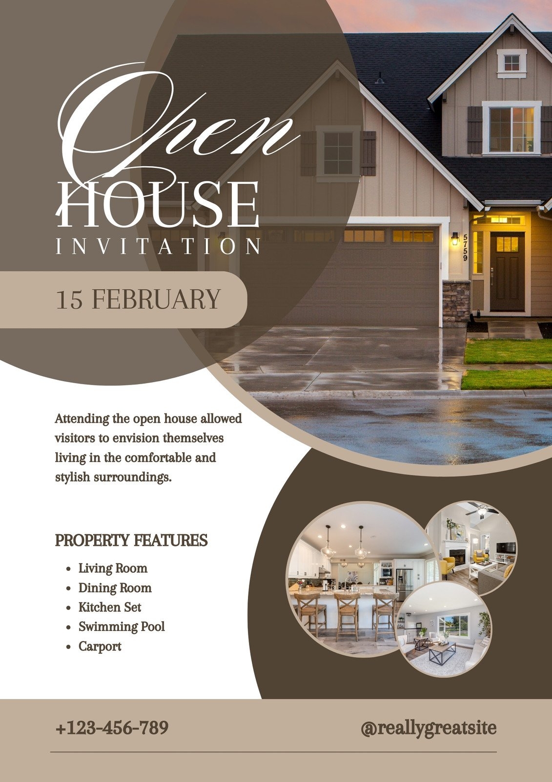 Free And Customizable Open House Templates