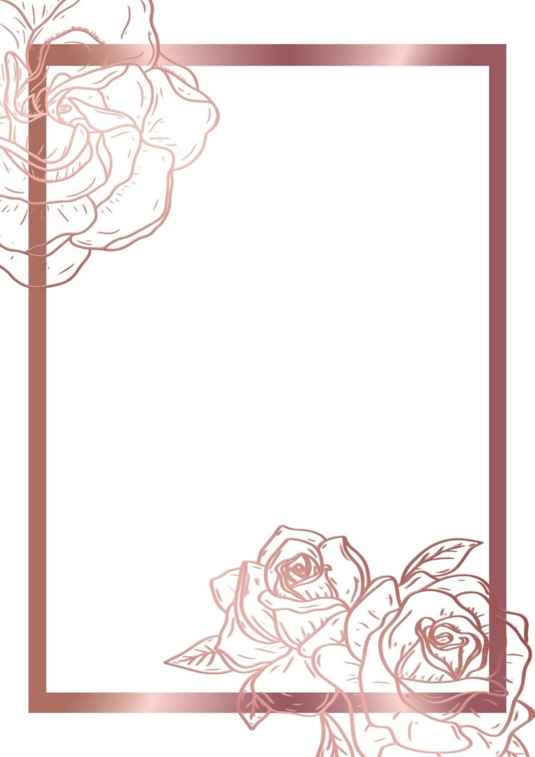 Free And Customizable Rose Templates