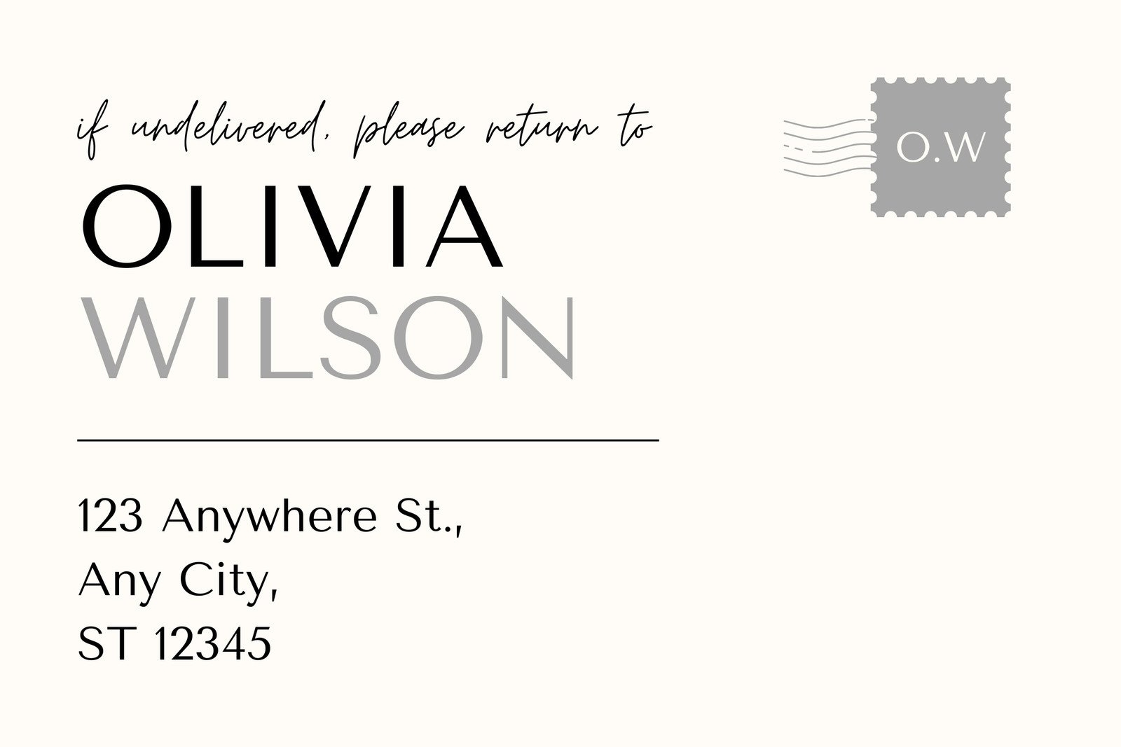 Free Printable Return Address Label Template Free Printable Return Address Label Template