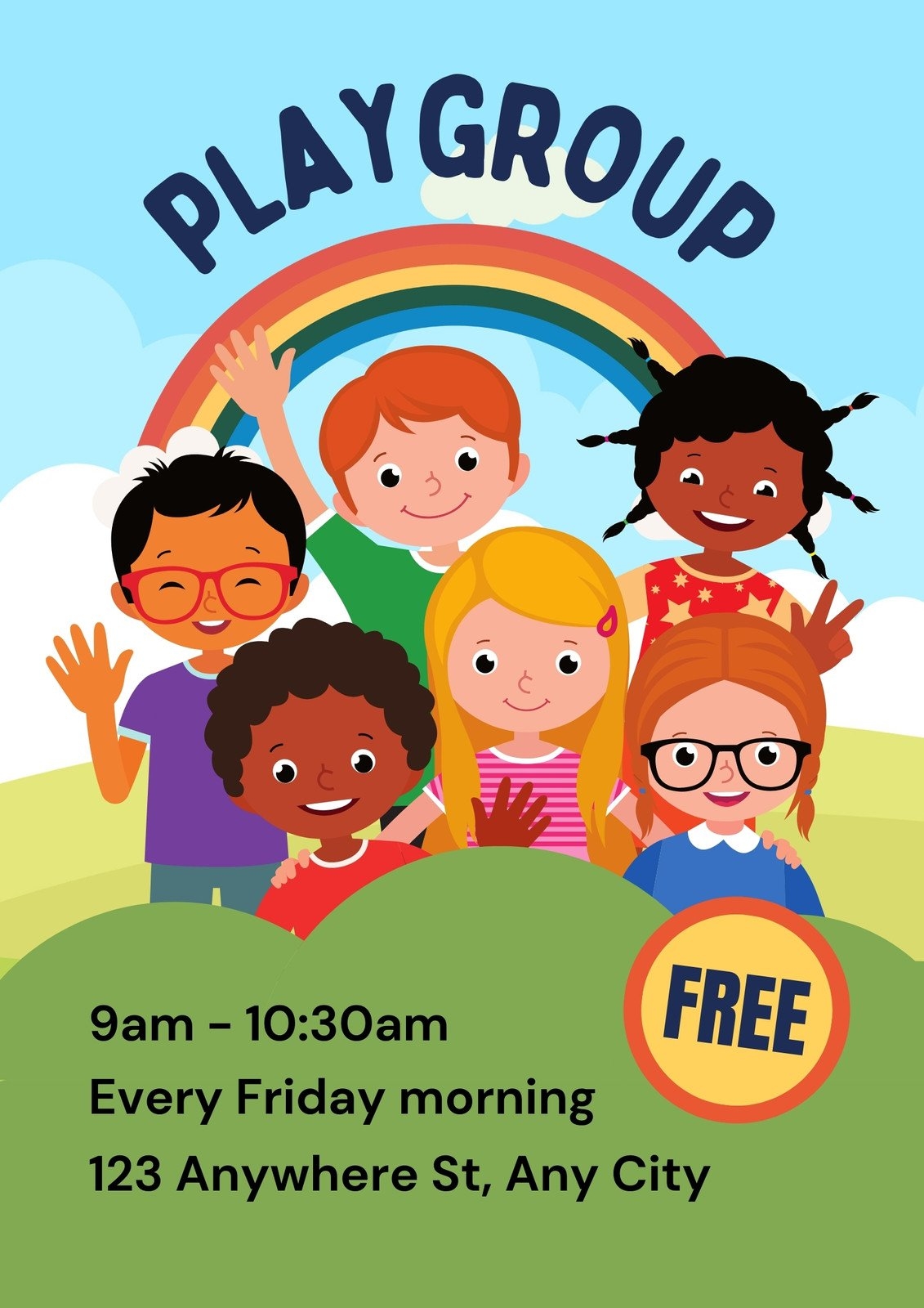 Free Custom Printable Daycare Flyer Templates Canva