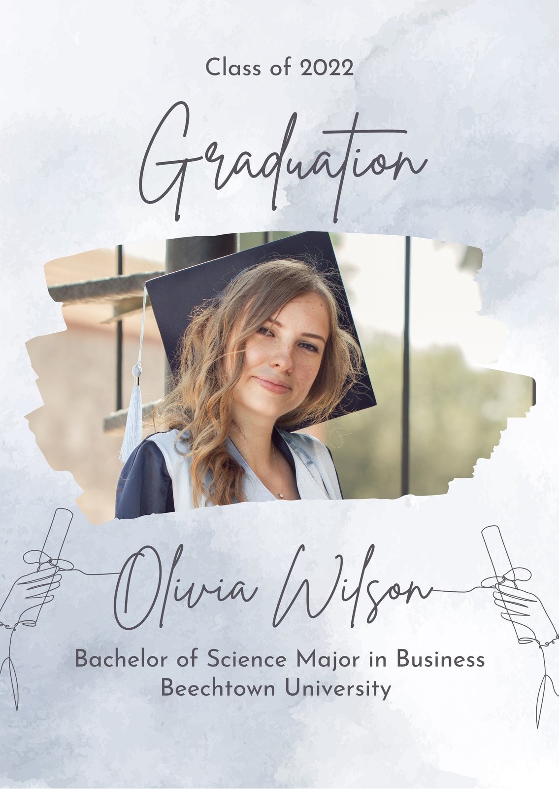Free Custom Printable Graduation Announcement Templates Canva Free Custom Printable Graduation Announcement Templates Canva