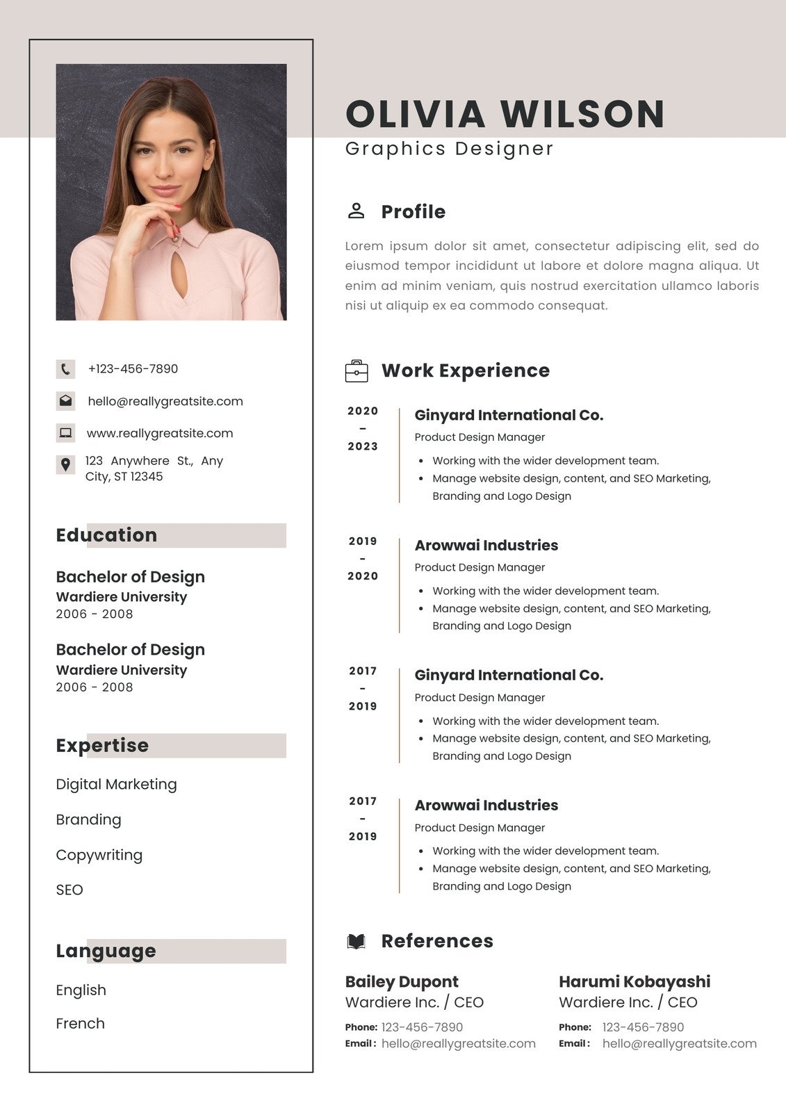 Free Custom Printable Professional Resume Templates Canva