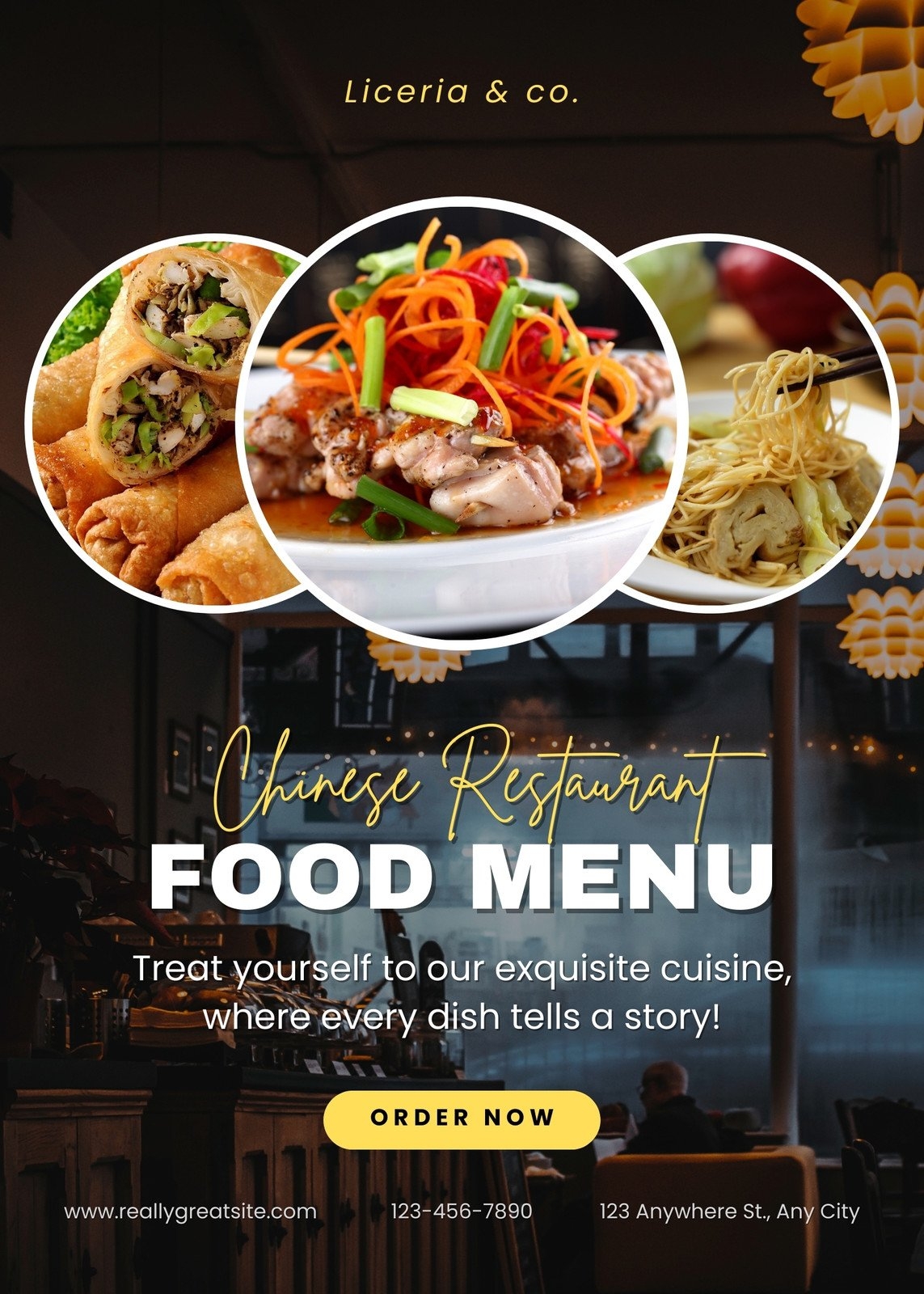 Free Custom Printable Restaurant Flyer Templates Canva