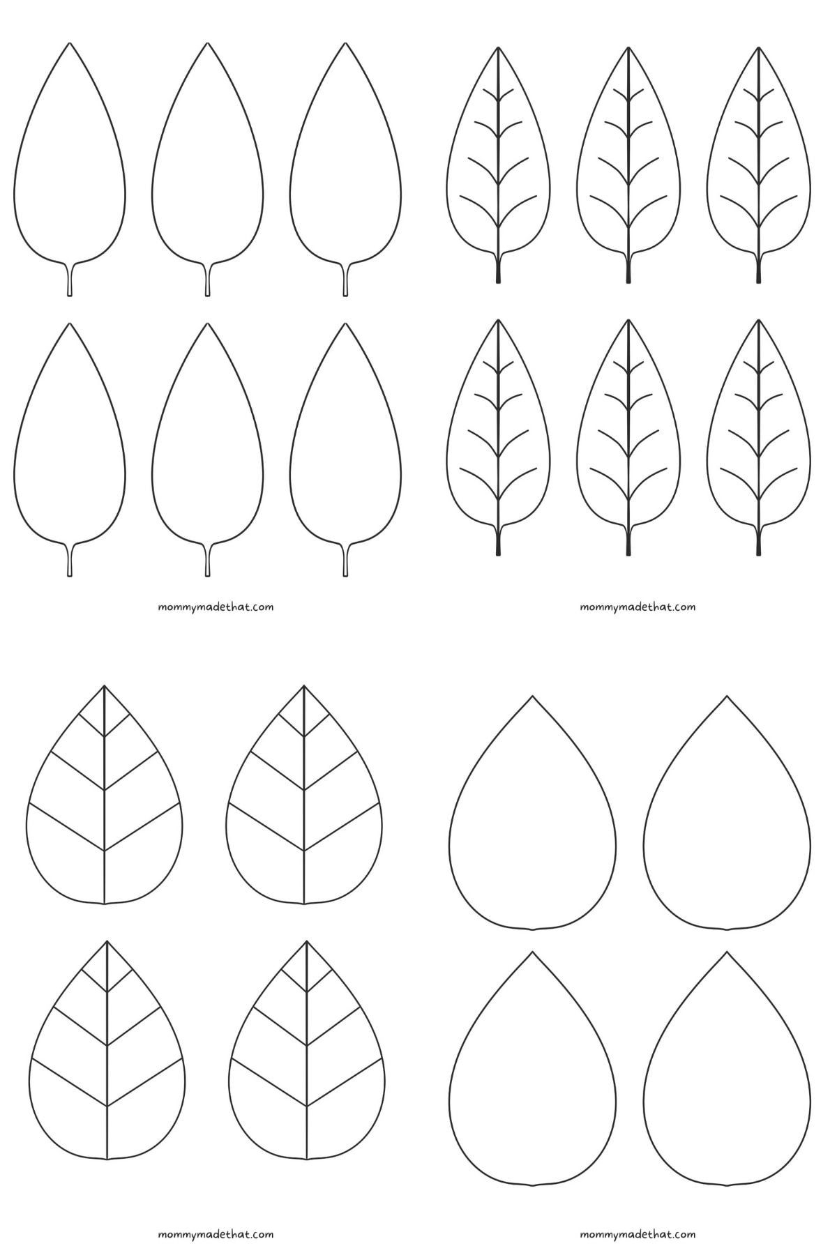 Free Leaf Templates U0026 Outlines Tons Of Printables Worksheets Library