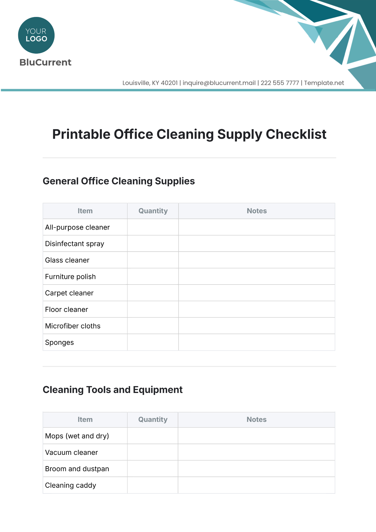 Free Office Checklist Templates Editable And Printable Free Office Checklist Templates Editable And Printable