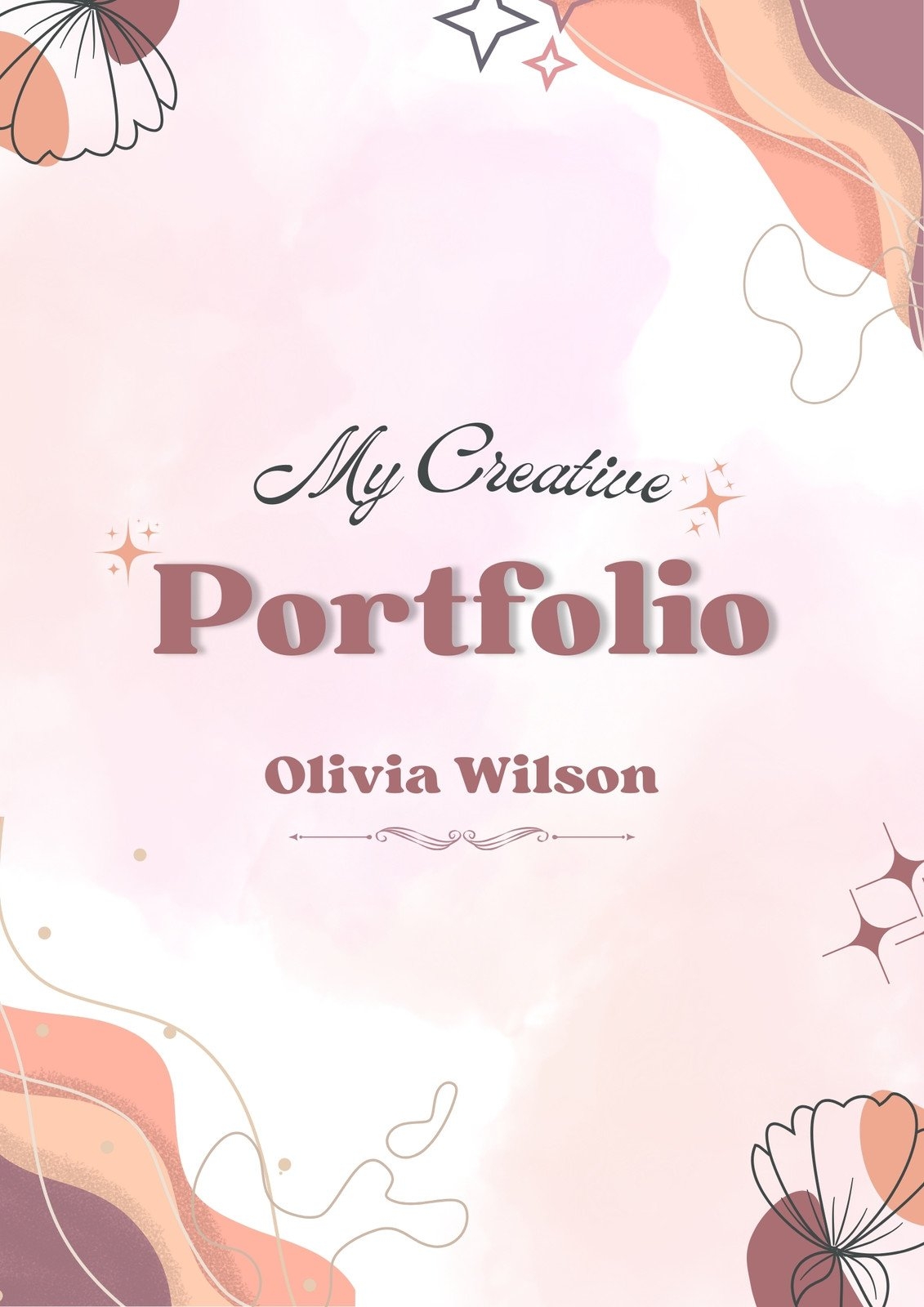 Free Portfolio Cover Page Templates To Use And Print Canva Free Portfolio Cover Page Templates To Use And Print Canva