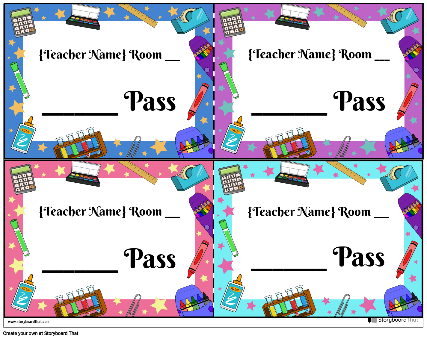 Free Printable Pass Template Free Printable Pass Template
