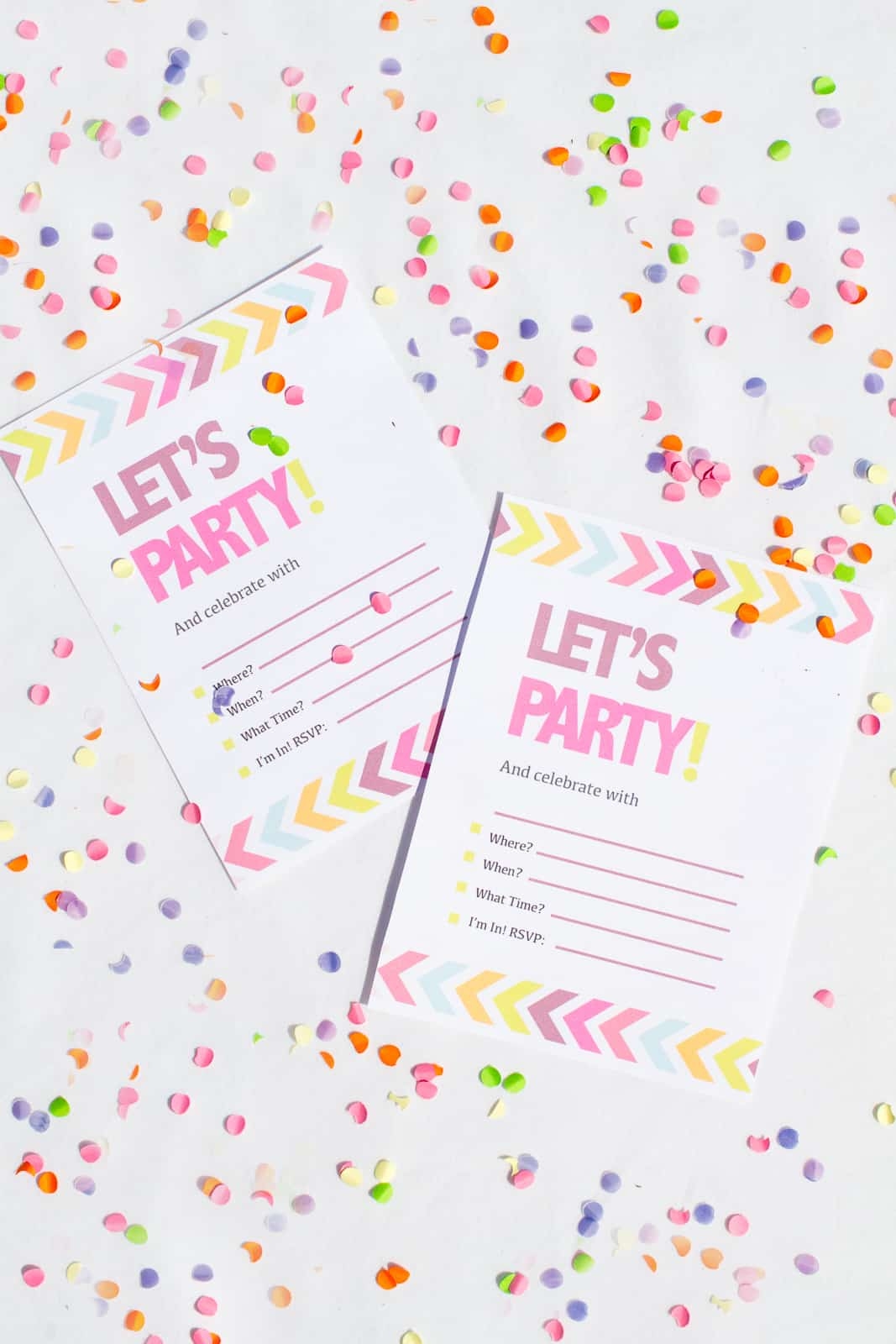 Free Printable Neon U0026 Chevron Hen Party Bachelorette Party Invites Free Printable Neon U0026 Chevron Hen Party Bachelorette Party Invites