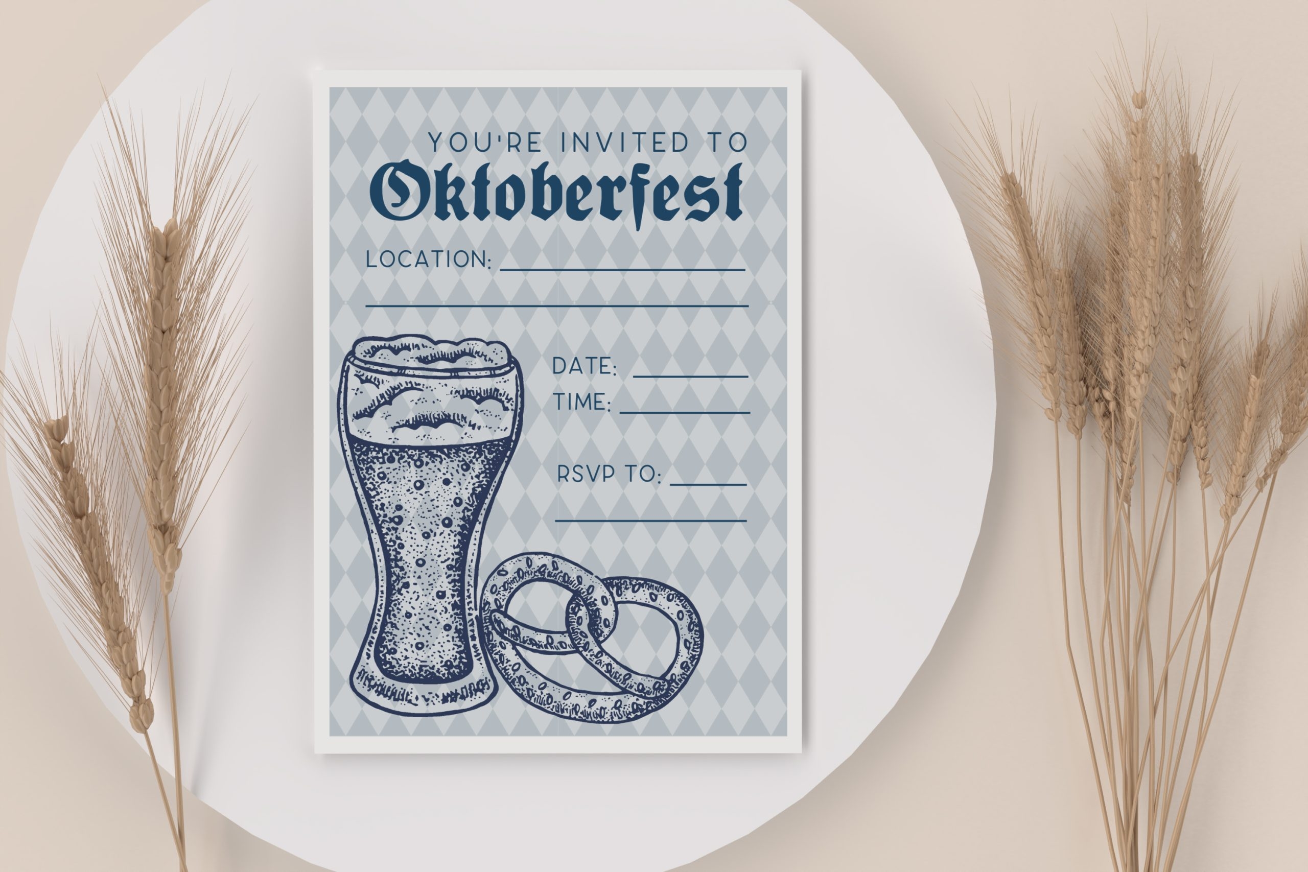 FREE PRINTABLE OKTOBERFEST INVITATION Party Mad In Crafts