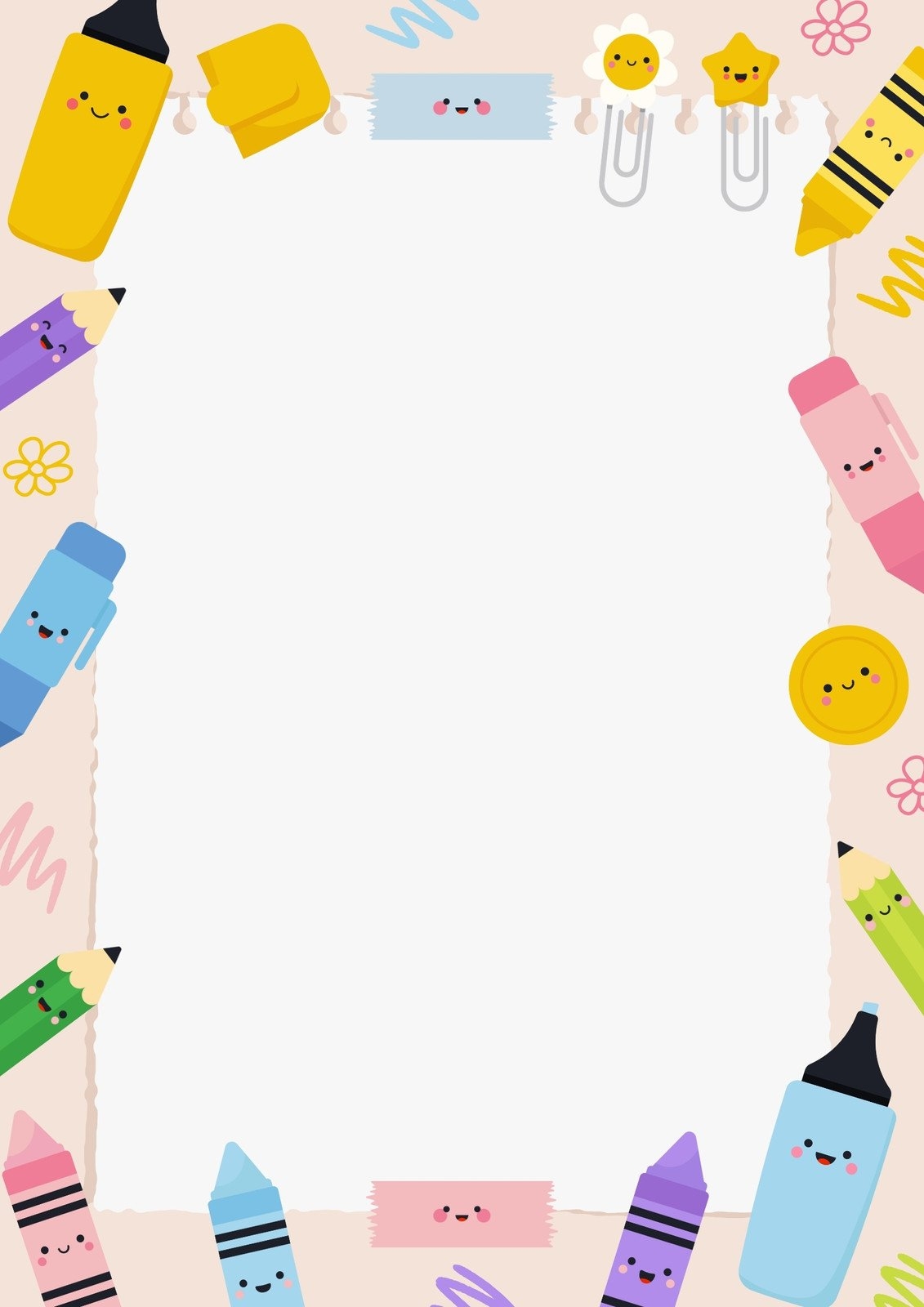 Free Printable Page Border Templates You Can Customize Canva Worksheets Library