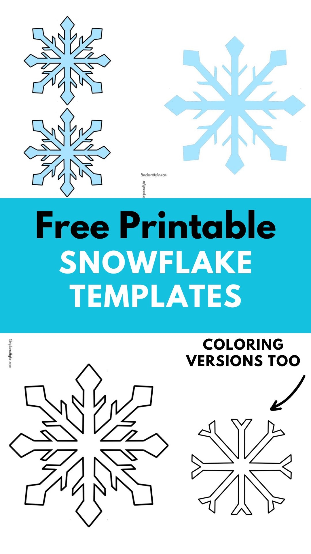 Free Printable Snowflake Templates Pdf