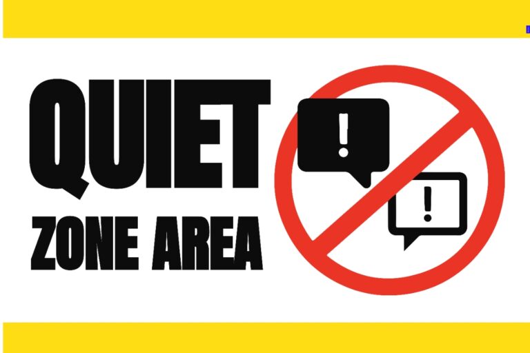 Free Quiet Zone Area Sign Template To Edit Online