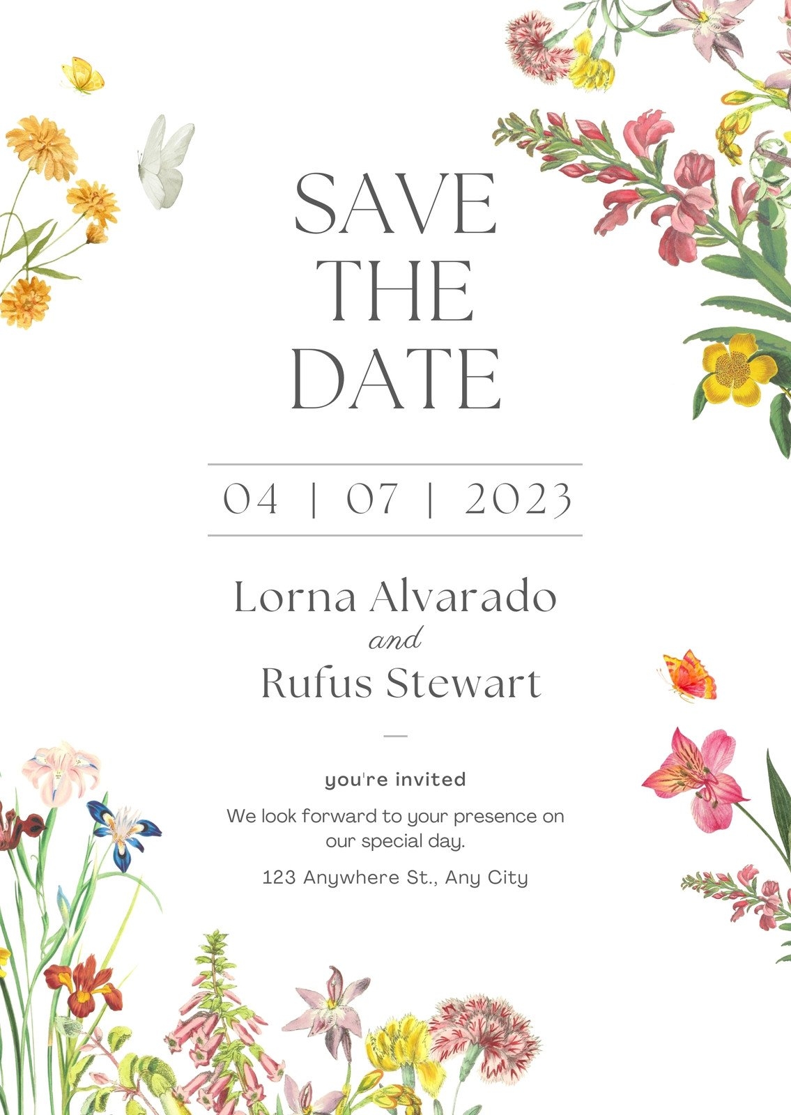 Free Save The Date Card Templates To Edit And Print Canva Free Save The Date Card Templates To Edit And Print Canva