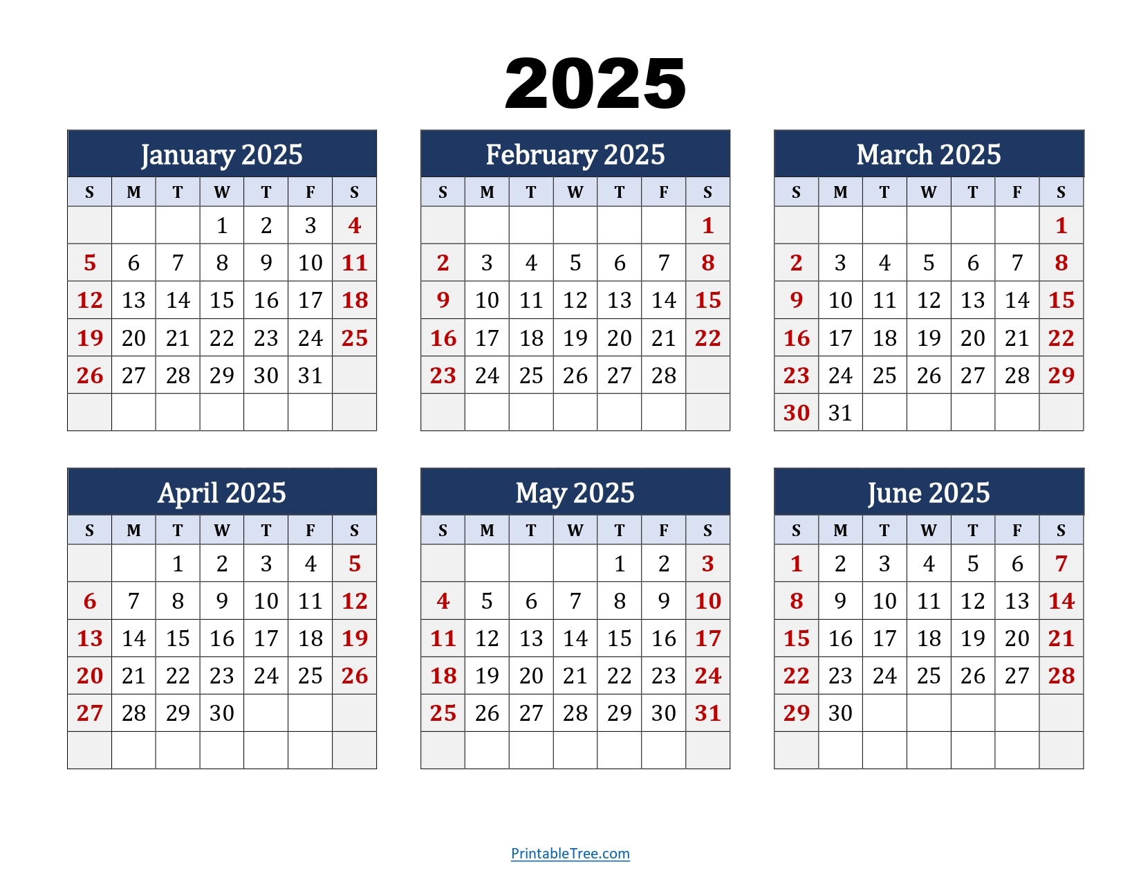 August 2025 To June 2026 Calendar