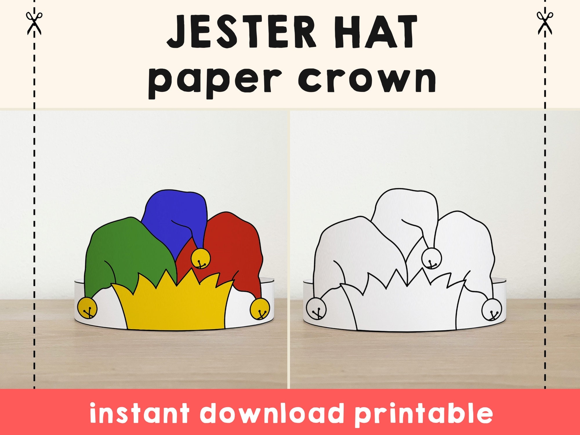 Free Printable Paper Hat Template