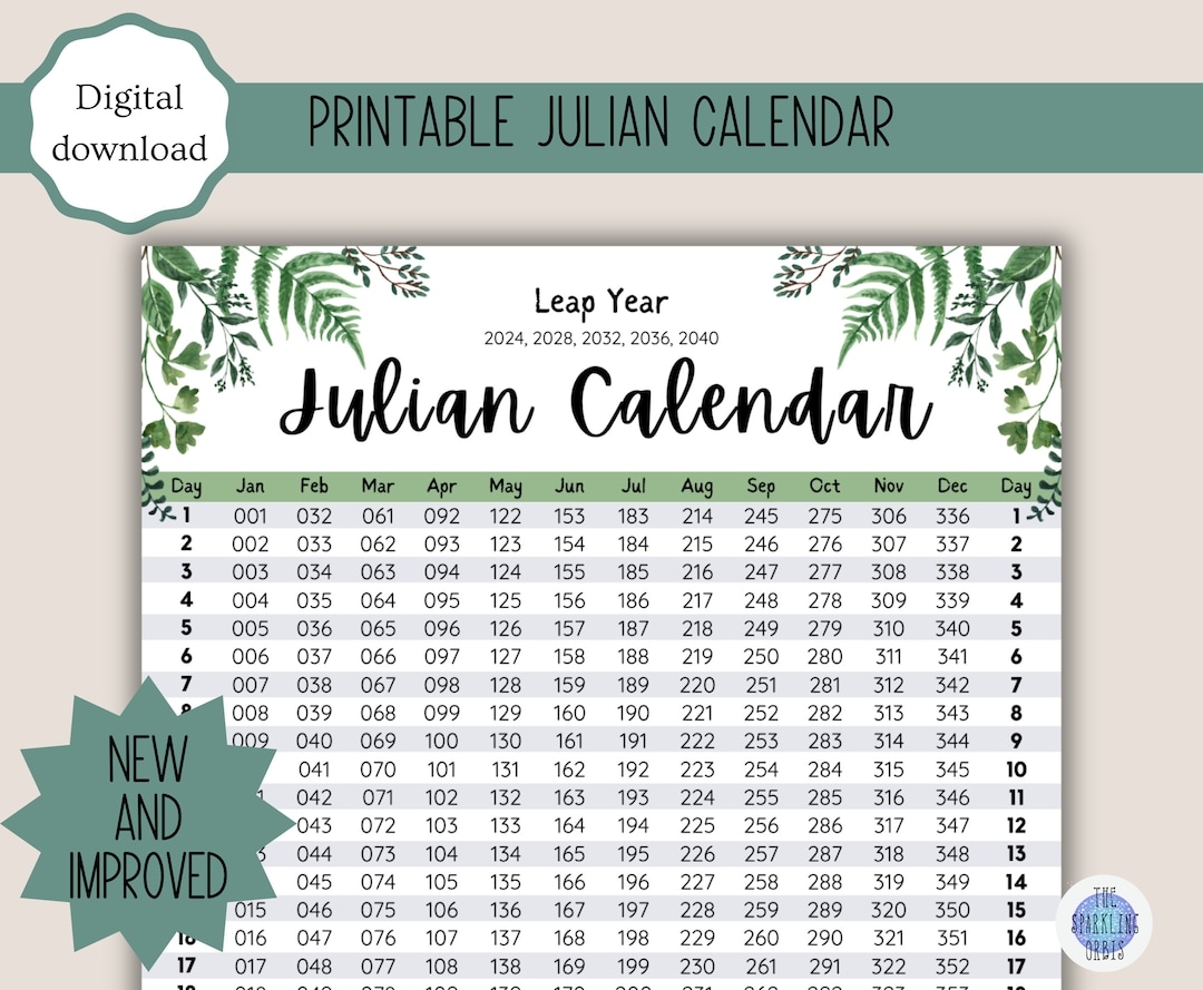 Julian Calender 2025 Julian Calender 2025