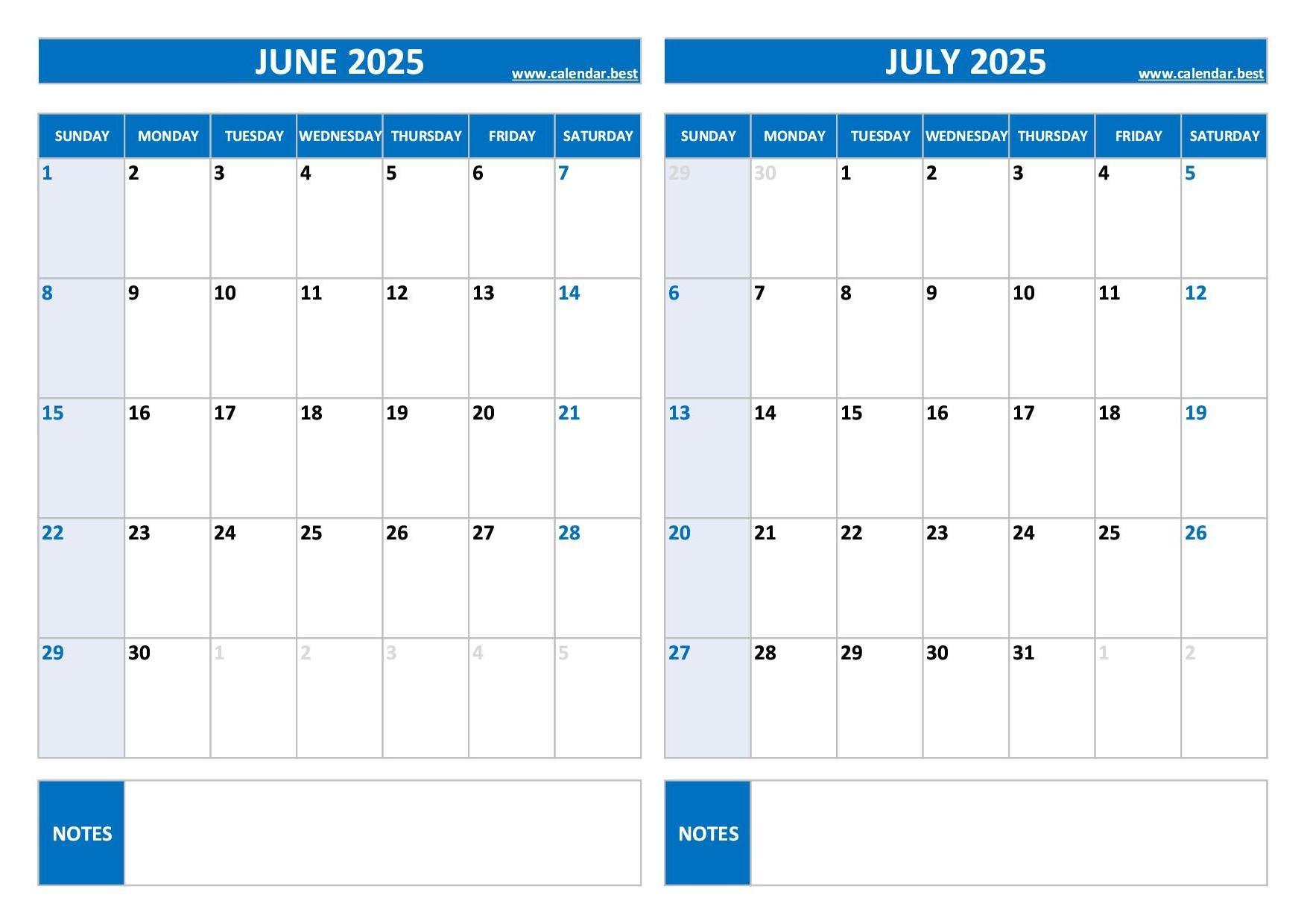 June 2025 Calendar Calendar best