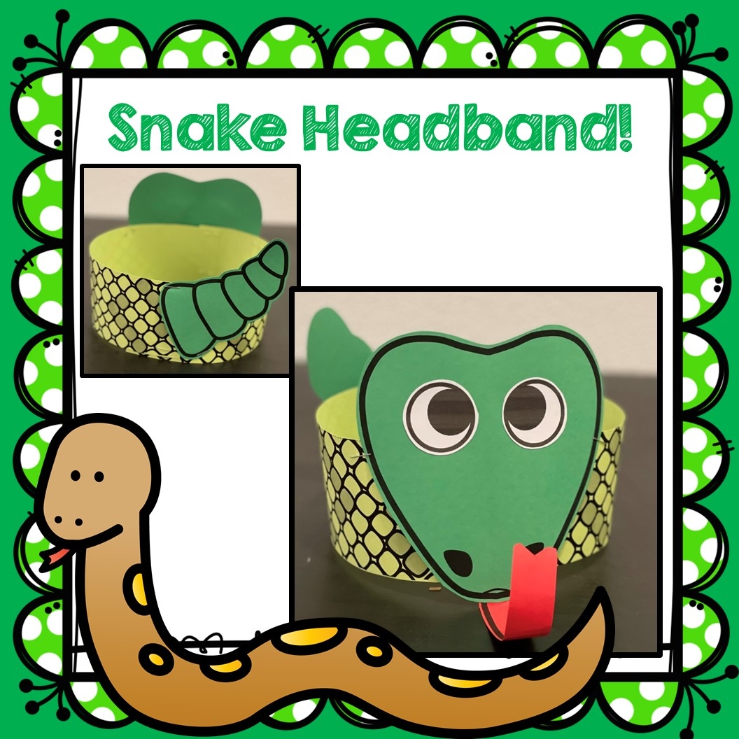 Made By Teachers Snake Craft Snake Headband Craft
