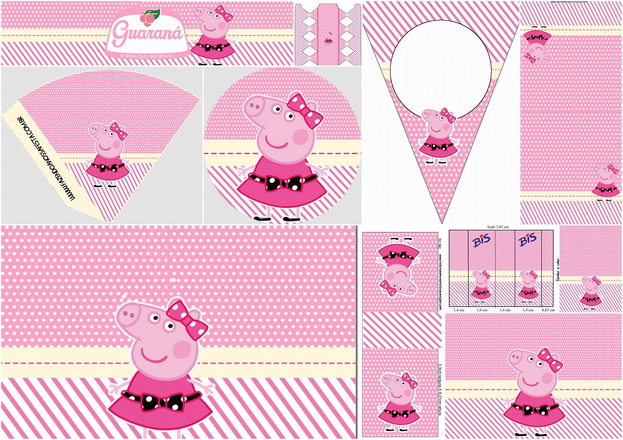 Miss Peppa Pig Free Printable Birthday Party Mini Kit Oh My 