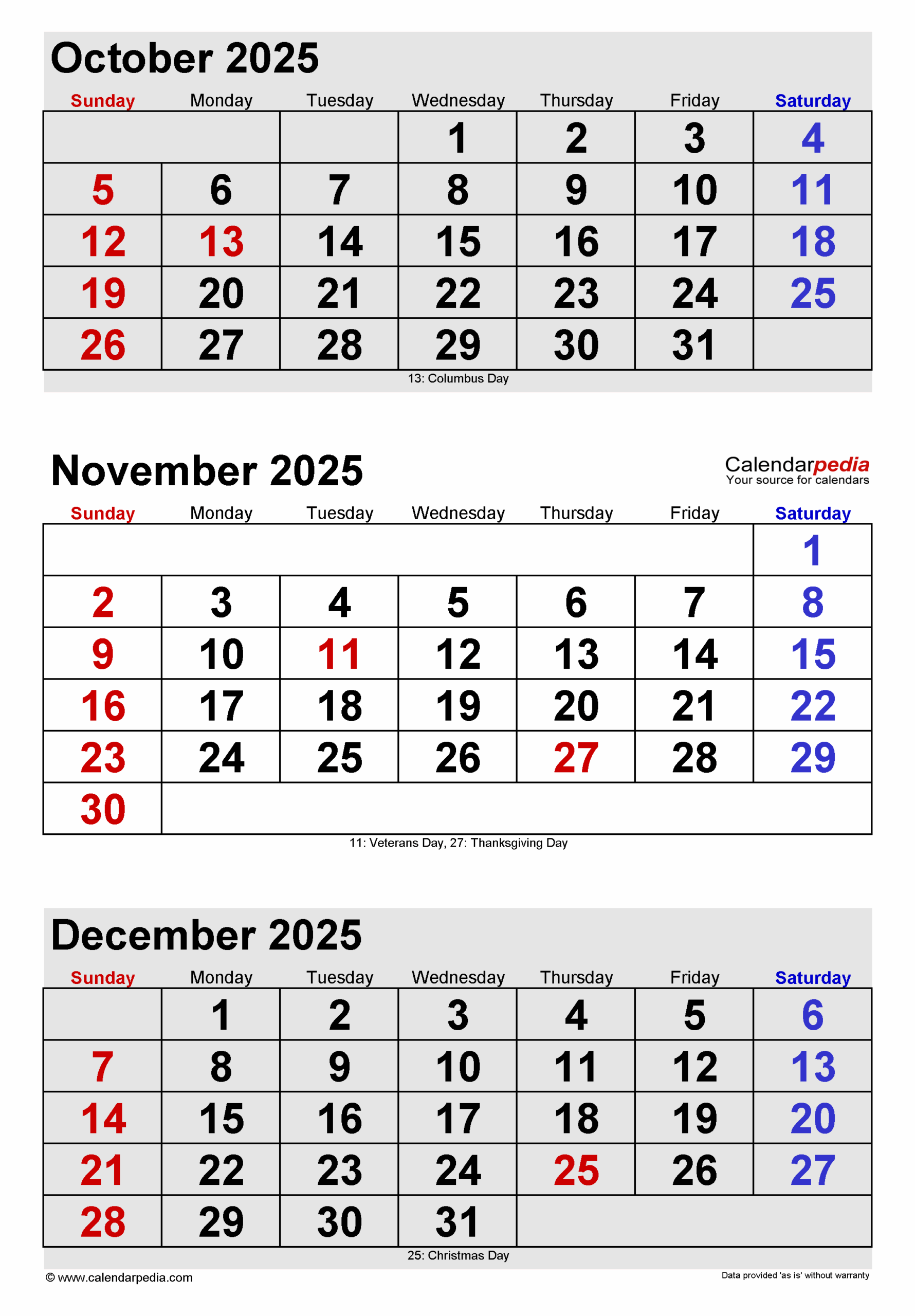 November 2025 Calendar Templates For PDF Excel And Word November 2025 Calendar Templates For PDF Excel And Word