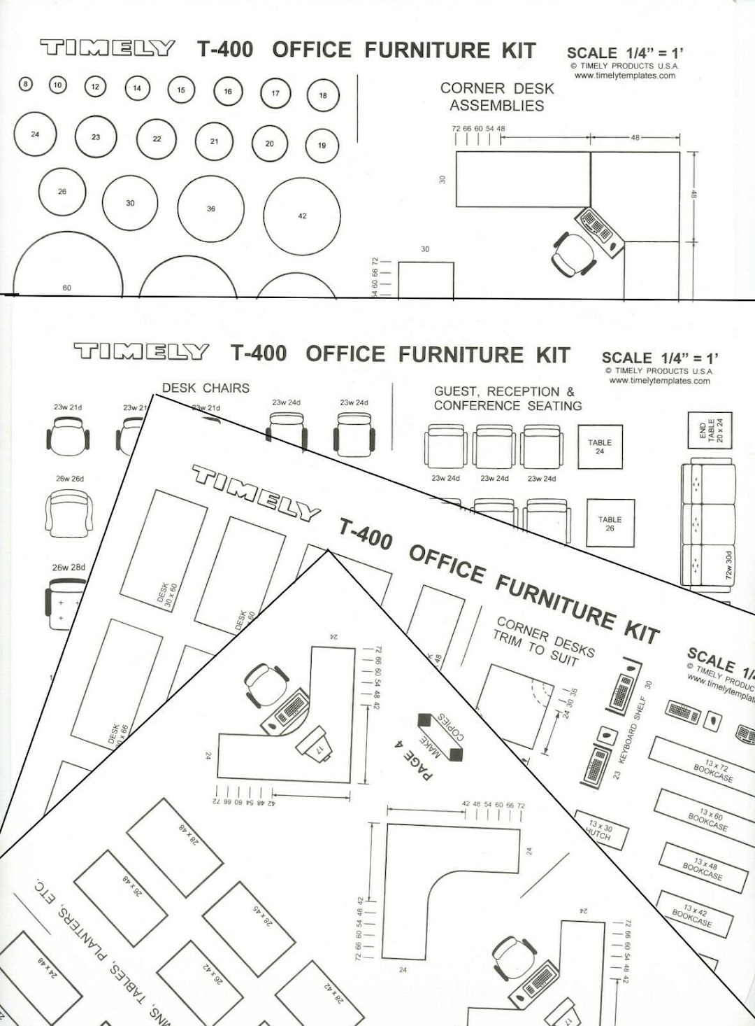 Office Furniture Arrangement Layout Kit 1 4