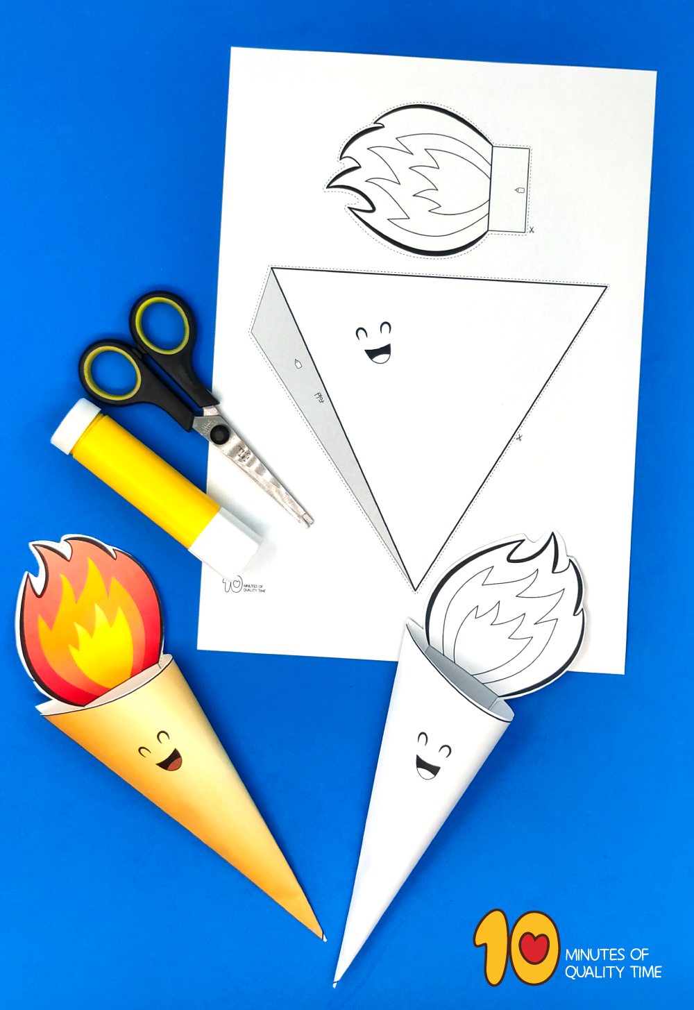 Olympic Torch Craft 10 Minutes Of Quality Time