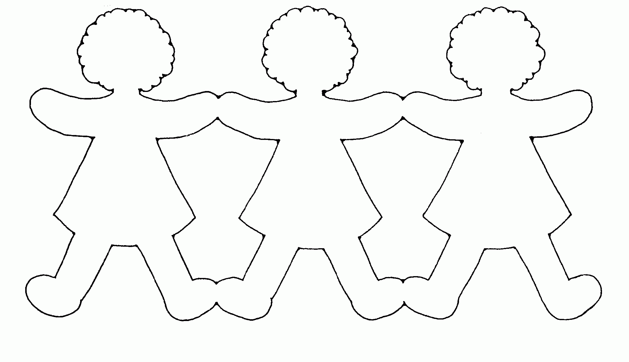 Free Printable Paper Dolls Template