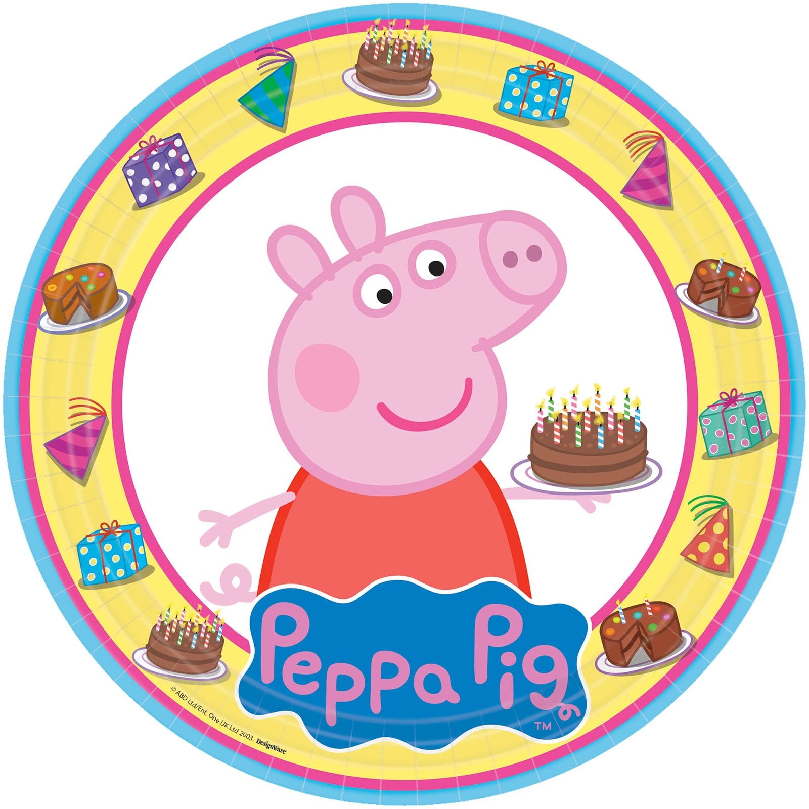 Free Printable Peppa Pig Cake Template
