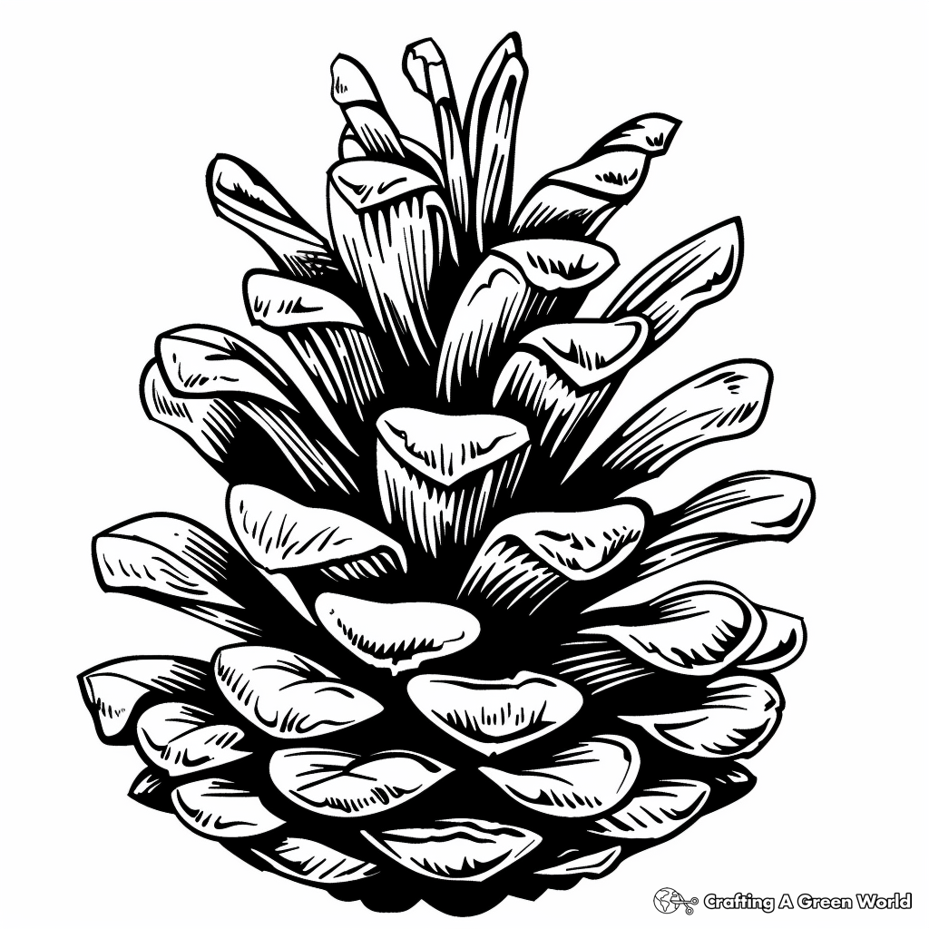 Free Printable Pine Cone Template