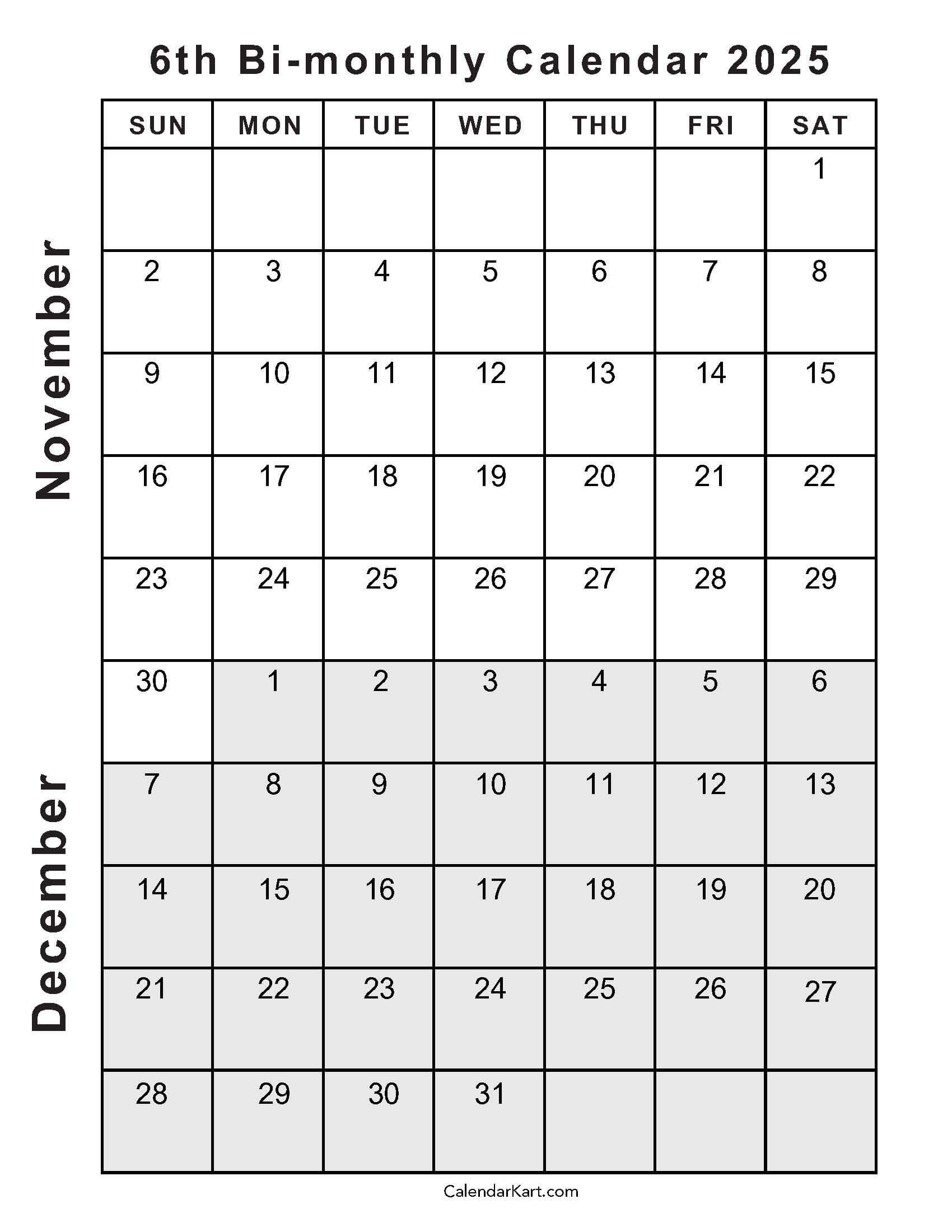 2025 November And December Calendar 2025 November And December Calendar