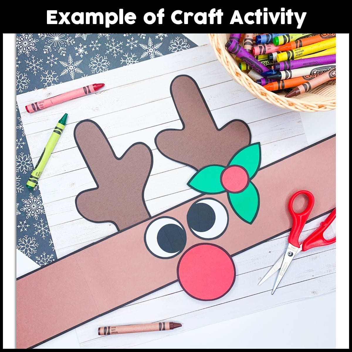 Reindeer Hat Craft Activity Crafty Bee Creations