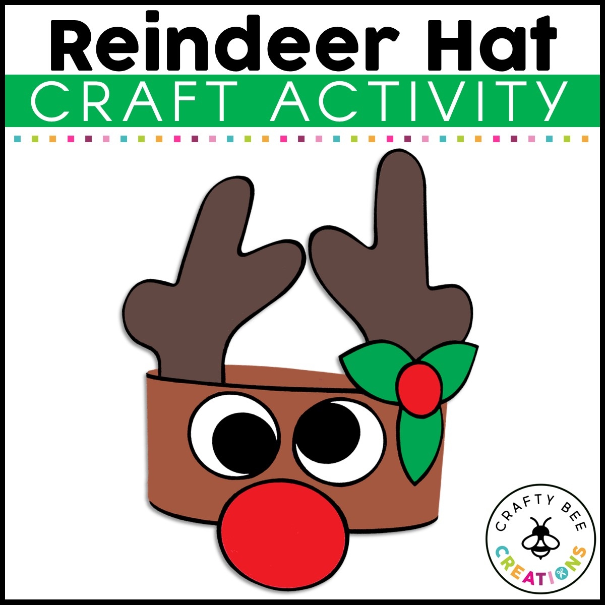Free Printable Reindeer Hat Templates