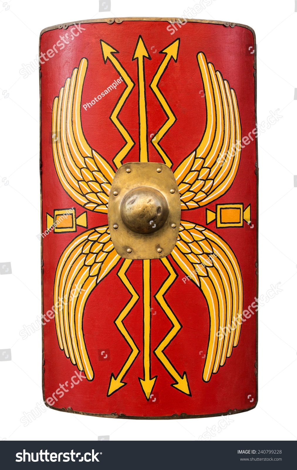 Free Printable Roman Shield Template