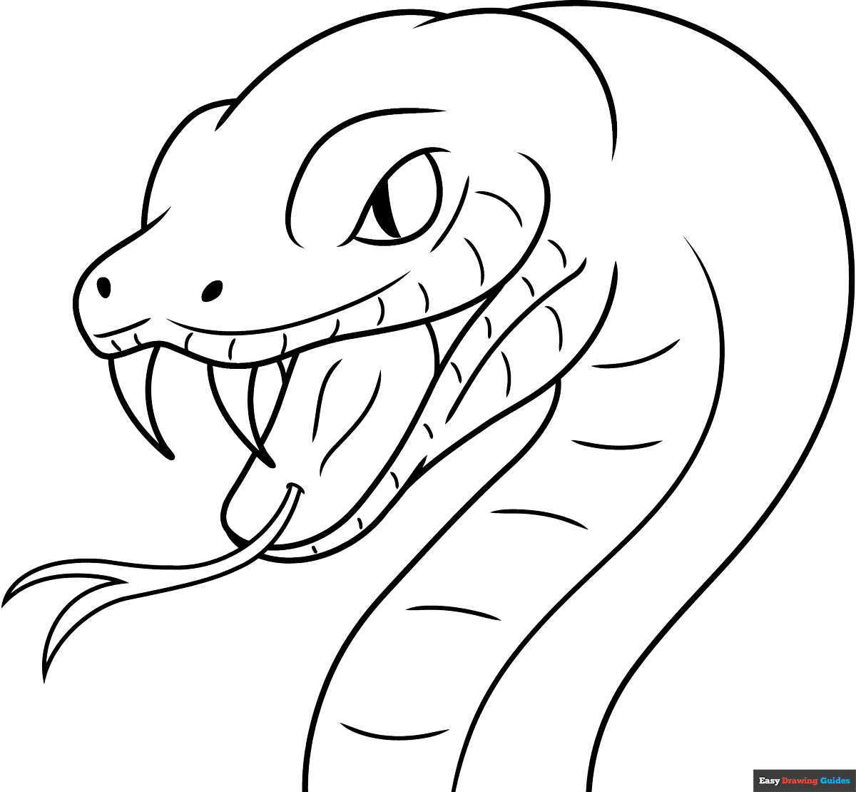Free Printable Snake Head Template