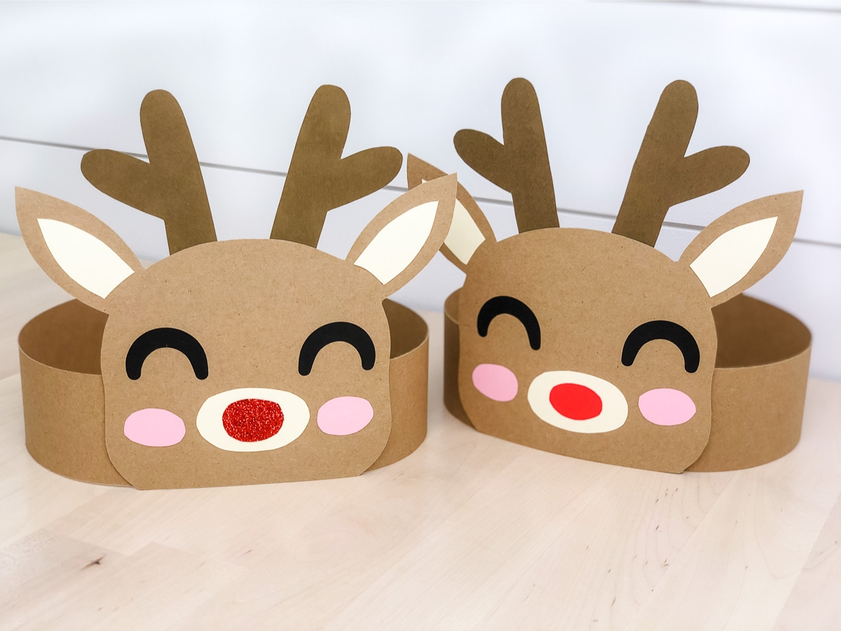 The Cutest Reindeer Headband Craft For Christmas Free Template The Cutest Reindeer Headband Craft For Christmas Free Template