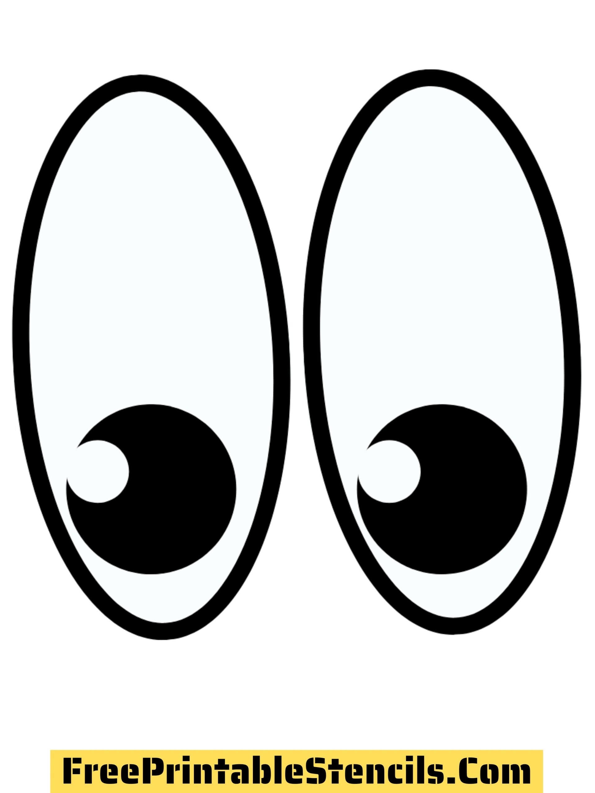 Free Printable Owl Eyes Template