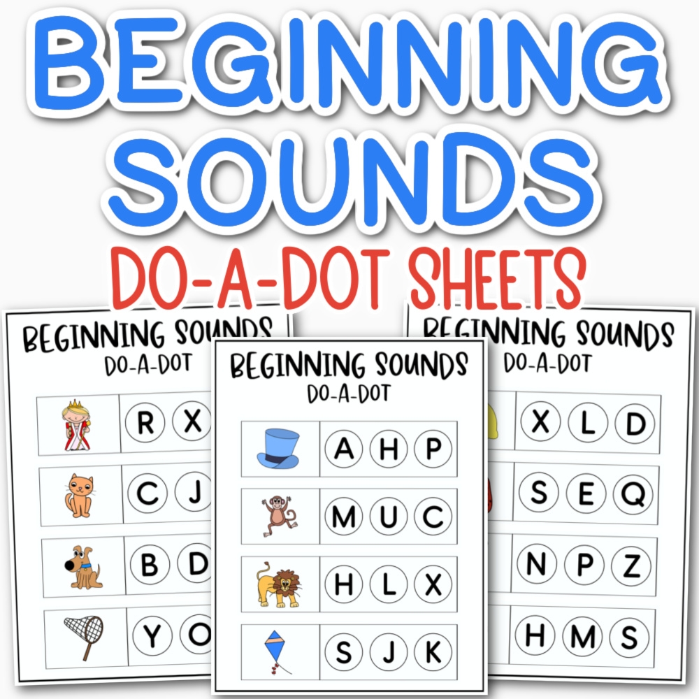 10 Beginning Sounds Worksheets Free Kindergarten Or Pre K Activities 10 Beginning Sounds Worksheets Free Kindergarten Or Pre K Activities
