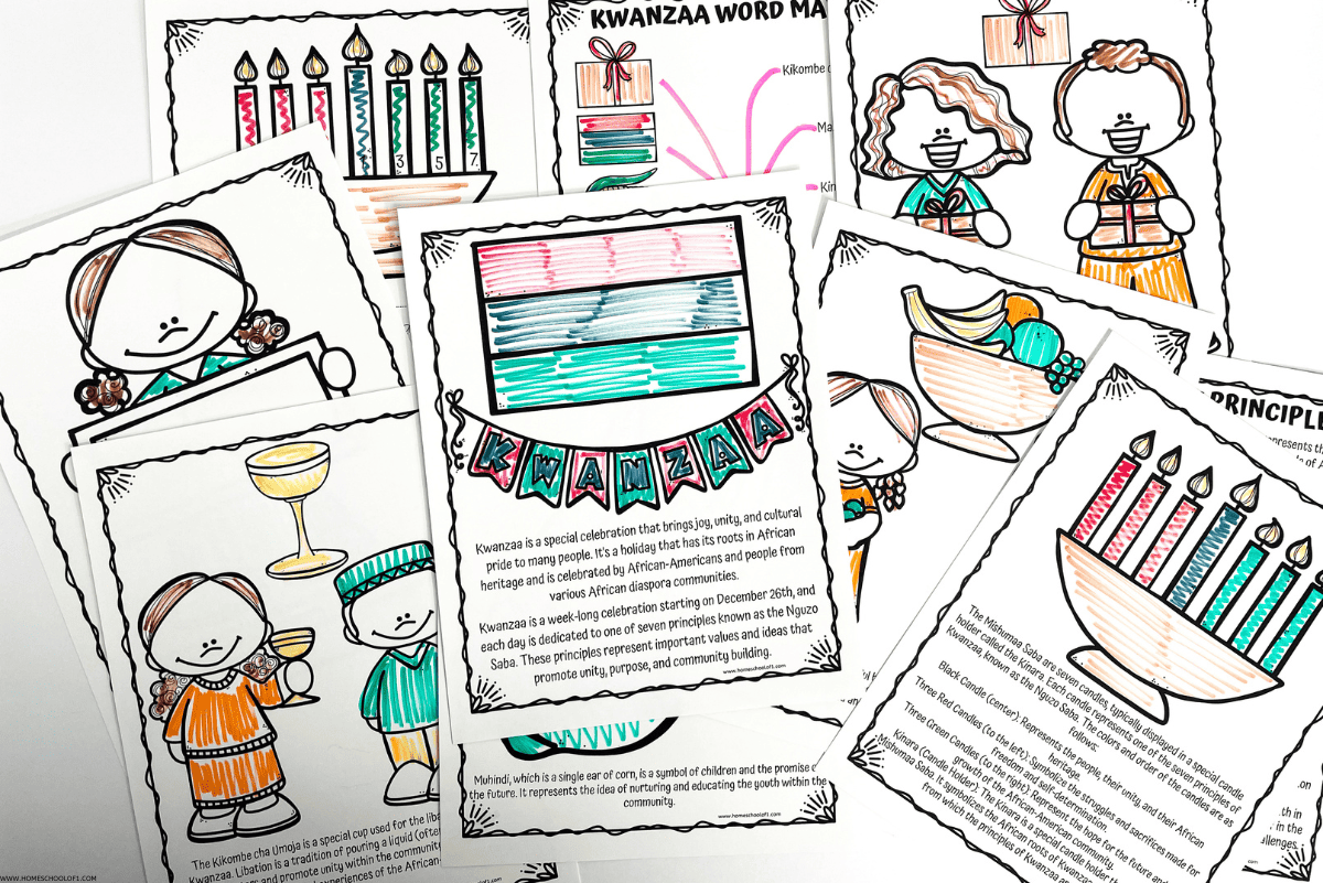 10 Free Kwanzaa Coloring Pages