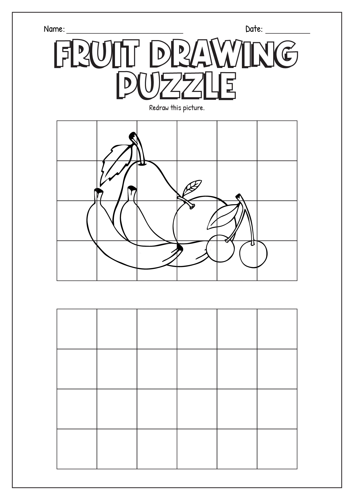 10 Printable Mystery Grid Drawing Worksheets Art Free PDF At Worksheets Library