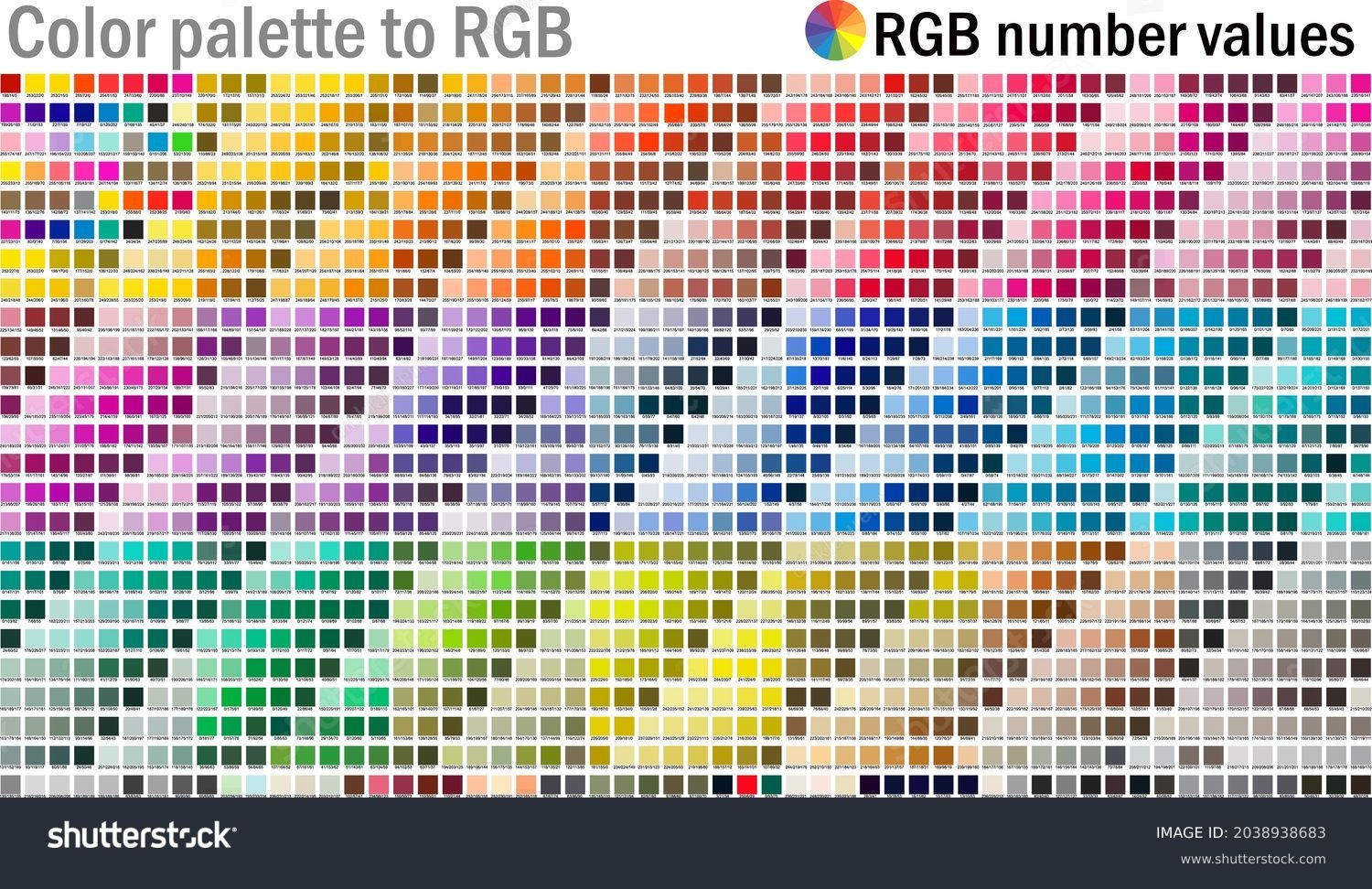 10 Thousand Color Chart Rgb Royalty Free Images Stock Photos