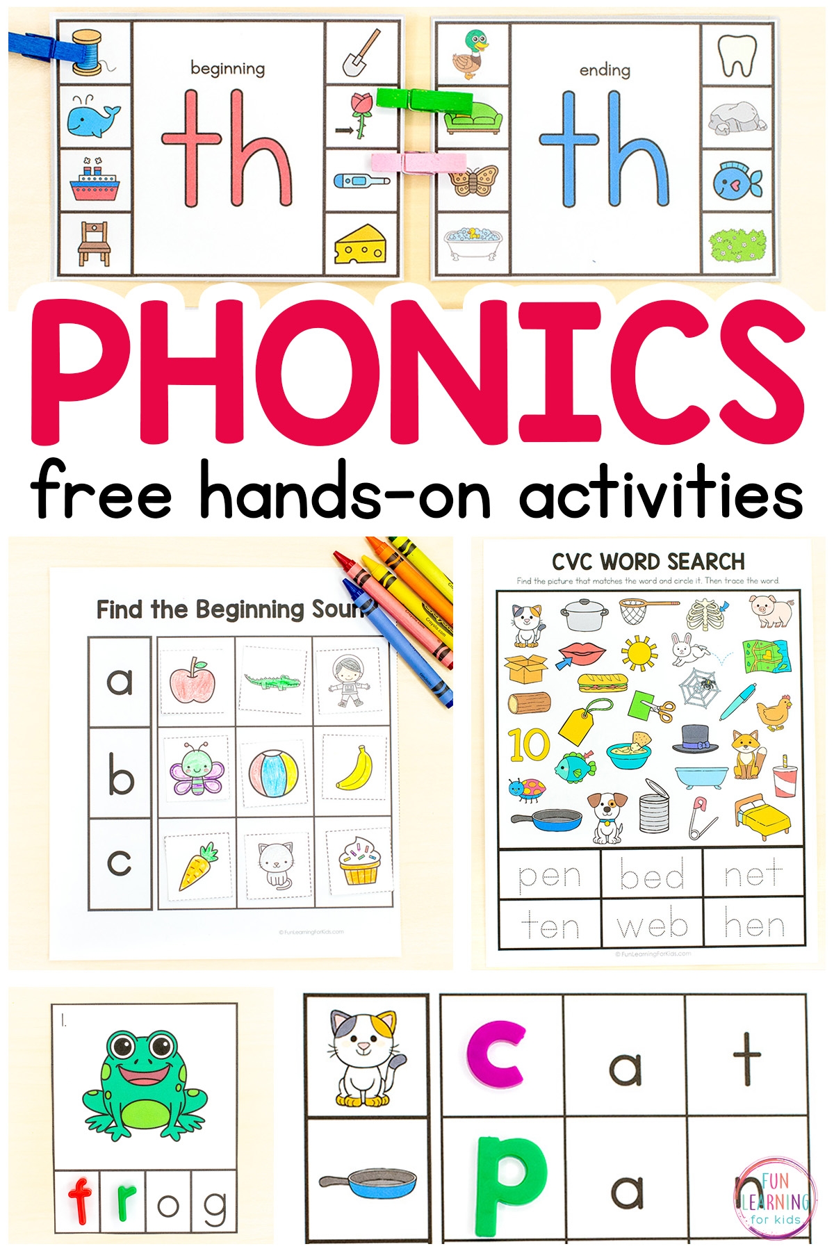 Free Printable Kindergarten Phonics Worksheets Free Printable Kindergarten Phonics Worksheets