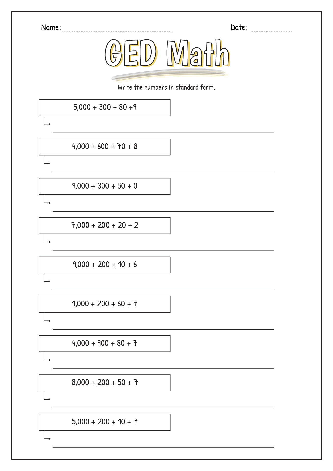 11 GED Reading Comprehension Worksheets Free PDF At Worksheeto