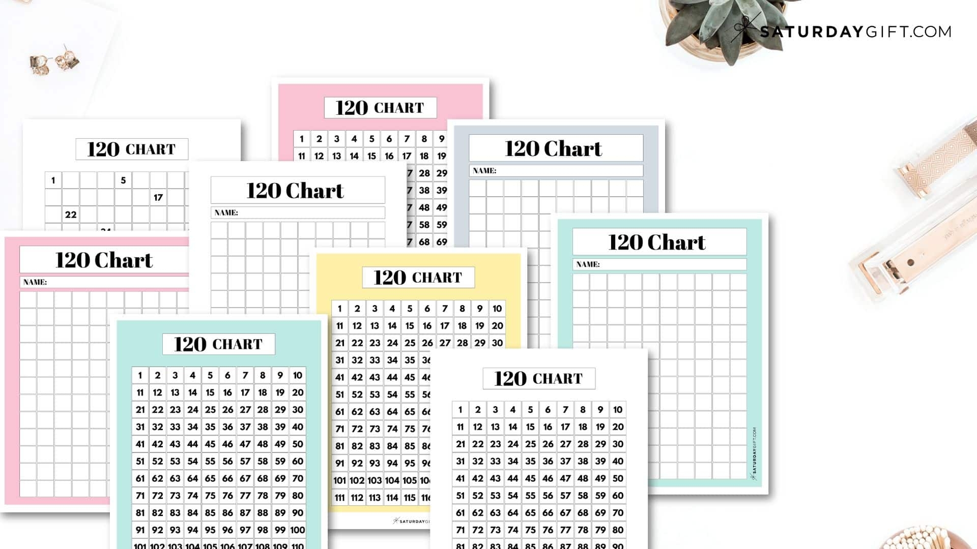 Printable 120 Chart Free