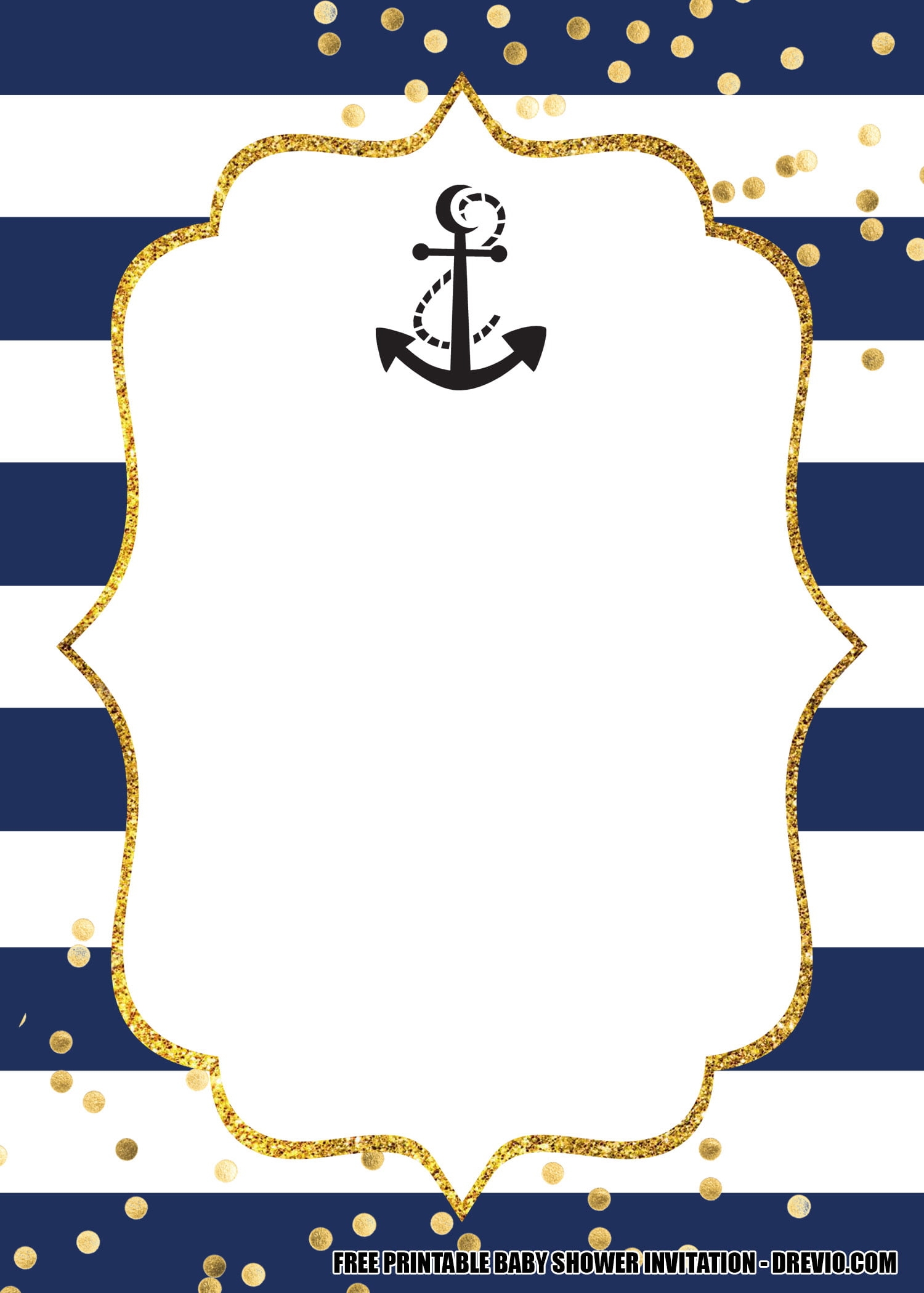 Free Printable Nautical Wedding Invitation Templates Free Printable Nautical Wedding Invitation Templates