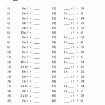 2 To 5 Table Worksheet Collection