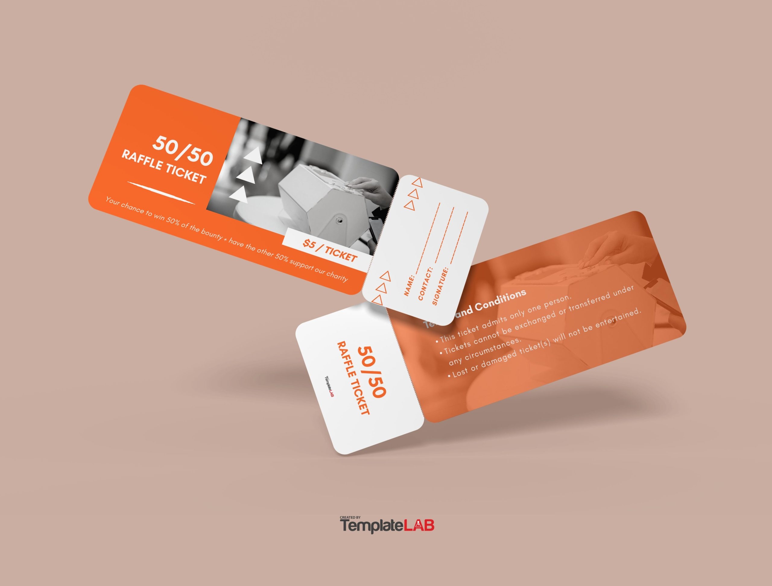 20 Printable Raffle Ticket Templates FREE TemplateLab