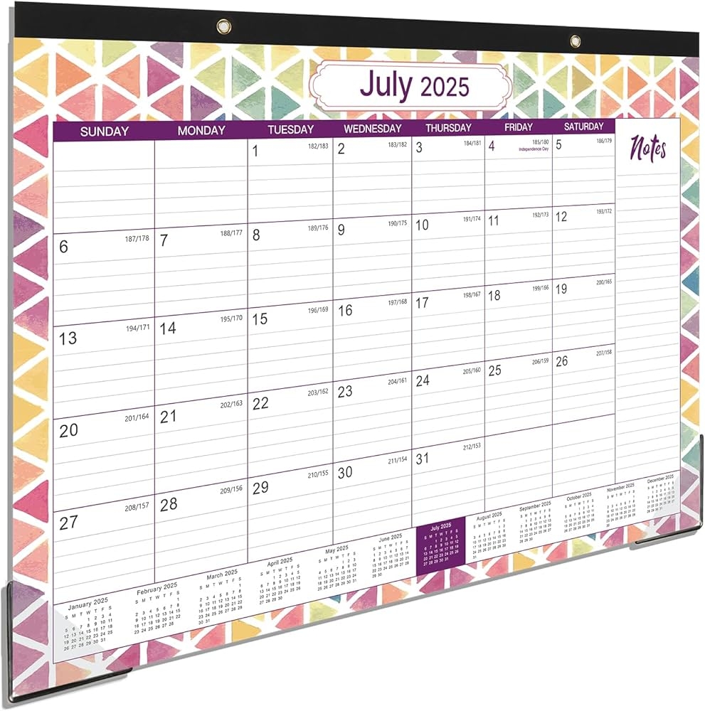2025 2026 Desk Calendar July 2025 To December 2026 Desk Calendar 2025 2026 Large 17
