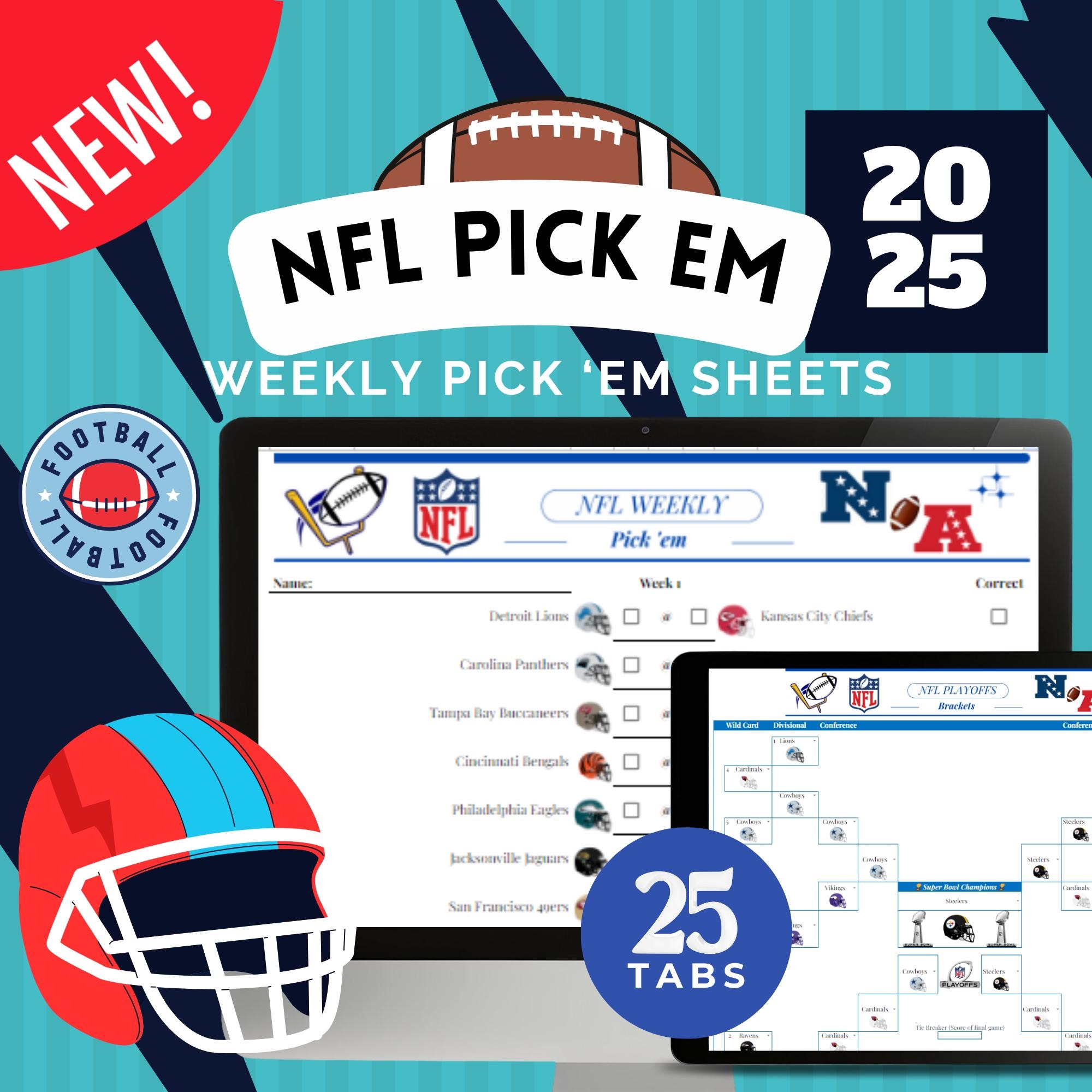 Nfl Week 14 Printable Pick Sheet