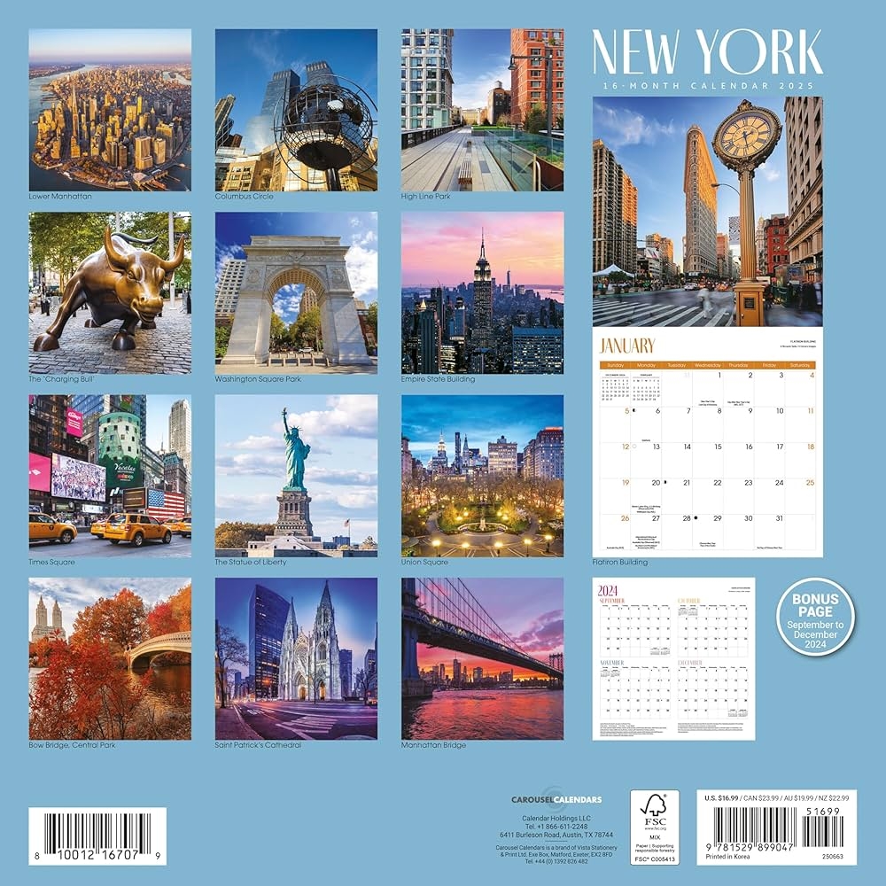 2025 New York Wall Calendar Calendars Carousel 9781529899047 Amazon Books 2025 New York Wall Calendar Calendars Carousel 9781529899047 Amazon Books