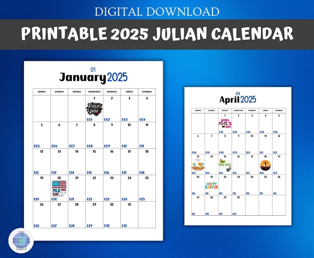 2025 Printable Julian Calendar 8 5 X 11 In Government And Military Calendar Calendar With Holidays And Images PDF Etsy UK 2025 Printable Julian Calendar 8 5 X 11 In Government And Military Calendar Calendar With Holidays And Images PDF Etsy UK